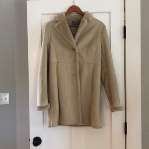 Beautiful Suede Fur lined winter coat